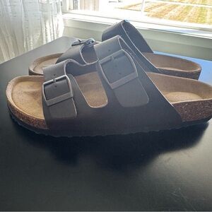 Viking Brown Double Strap Sandals. New, never worn.